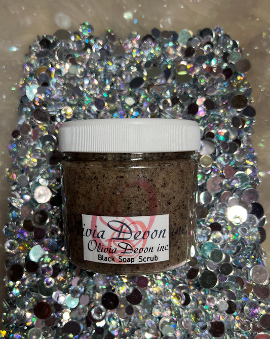 Black Soap Body Scrub 1 (8oz)