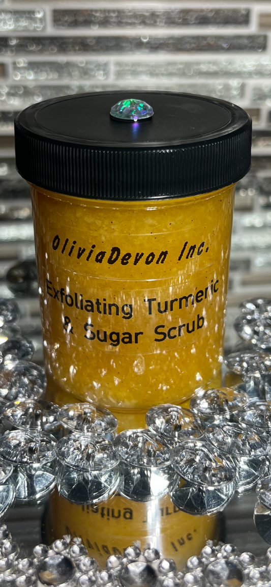 Exfoliating Turmeric and Sugar Scrub (4oz)